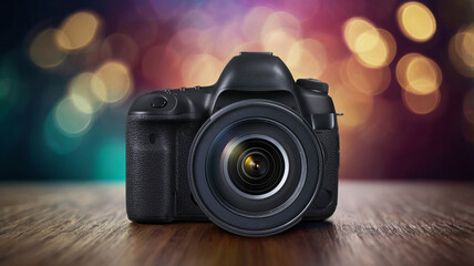 A professional DSLR camera for stunning images with artistic bokeh, perfect for photographers