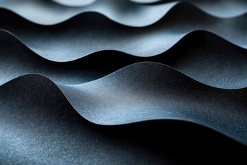 Obraz premium Close up view of a wavy surface, suitable for use in scientific or educational contexts