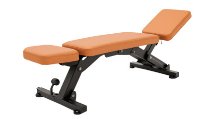 Exercise Bench, isolated on transparent background