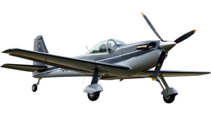 Aircraft, isolated on transparent background