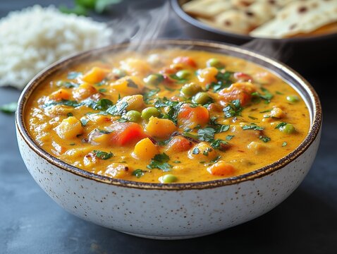 Vibrant Veg Korma with Coconut Gravy