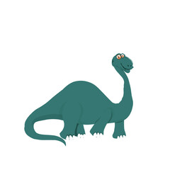 illustration of a green dinosaur 