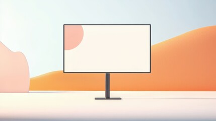 Fototapeta premium A digital advertisement banner showcasing a new product background