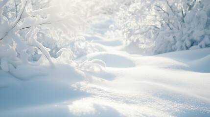 snow covered tree