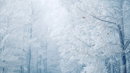 snow covered branches
