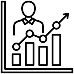 Fototapeta premium Self Growth Icon