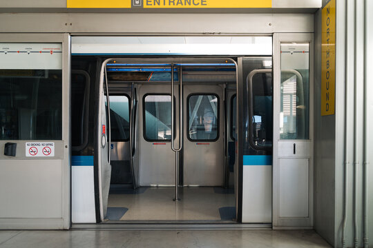 Open doors to a Train