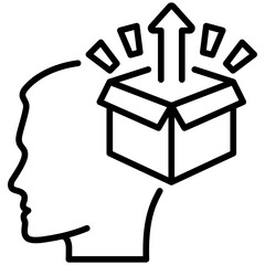 Think Out Of The Box Icon