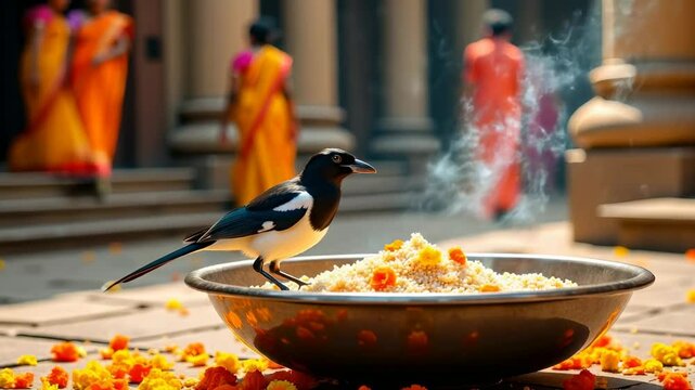 Spiritual Animation of Ancestral Offering Acceptance During Pitru Paksha