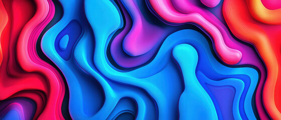 Colorful cloud-inspired abstract background for modern design projects