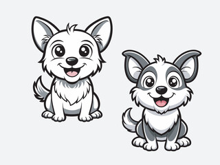 Cute cat vector art illustration file 