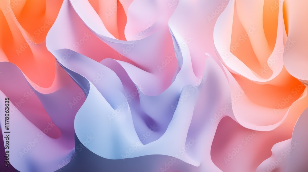 Poster holographic abstract blur spot. vector 3d chameleon y2k aura shape gradient texture. soft geometric 