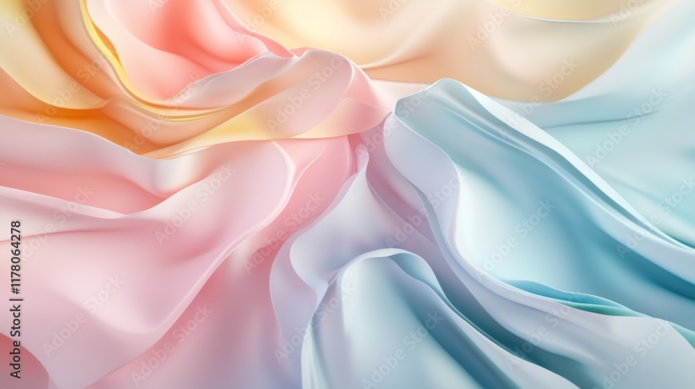 Poster holographic abstract blur spot. vector 3d chameleon y2k aura shape gradient texture. soft geometric 