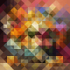 Colorful polygonal abstract background. Low poly effect. Polygon backdrop.