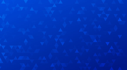 Obraz premium Geometric blue abstract background triangles. Blue triangles modern digital design minimal technology futuristic