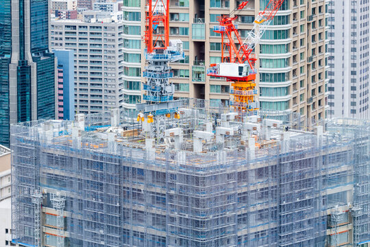 Osaka Skyscraper Construction 