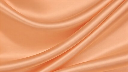 Elegant Peach Silk Fabric Drape for Fashion Design