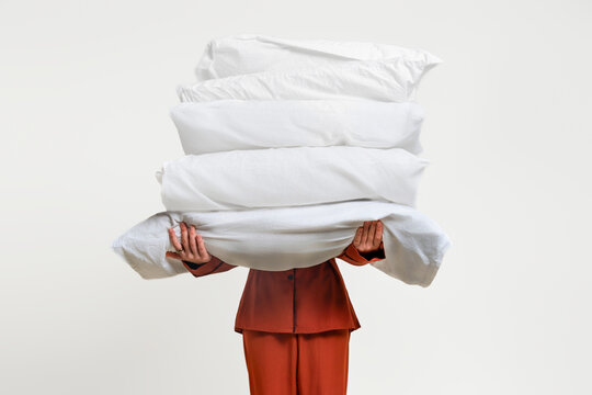 Holding Multiple Pillows