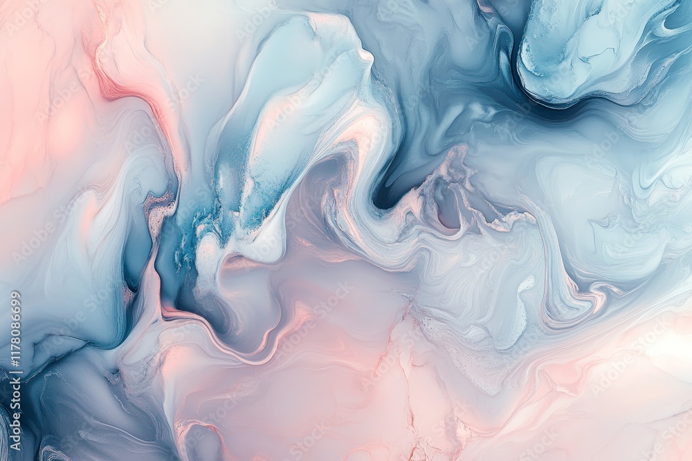 Poster sophisticated marble texture featuring subtle hues and detailed intricate patterns