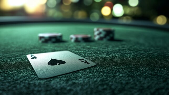 Green casino poker table texture card game vector background. Vegas blackjack velvet cloth pattern illustration. Panoramic diagonal gambling textured material design with spades for online app