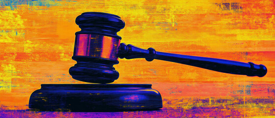 Colorful textured legal documents showcasing the essence of law and justice