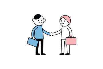 business people shaking hands