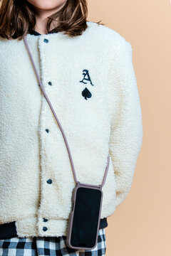 Copy Space in Blank screen Smartphone 