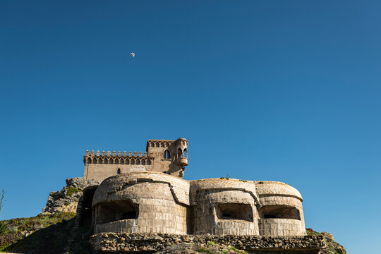 Historic coastal fortress and bunkers