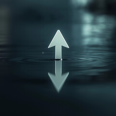 Arrow of Success Pointing Upward