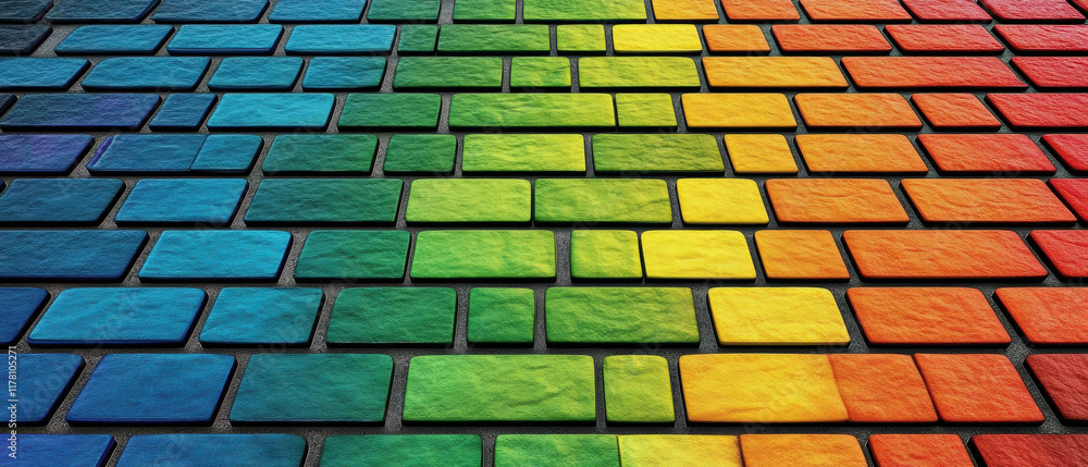 Poster colorful pixel pattern background with vibrant hues and striking design elements