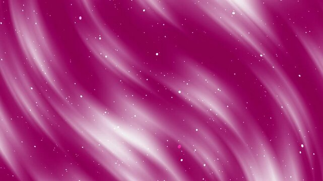 white magenta background, luxury white particle light streaks and scattered sparkles, 4K seamless loop animation 