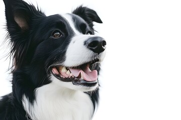 Fototapeta premium Dog's Joyful Expression, Happy Canine