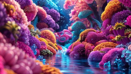 Fairytale flora in variegated flowers