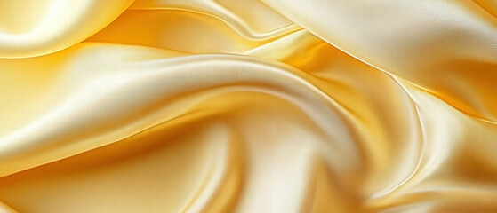 Smooth satin ribbon texture with vivid colors and soft lighting for artistic background design