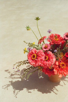 Zinnia Floral Arrangement