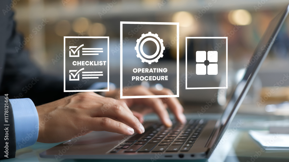 Poster Comprehensive Standard Operating Procedure (SOP) Concept for Organizational Effectiveness and Consistency in Processes
