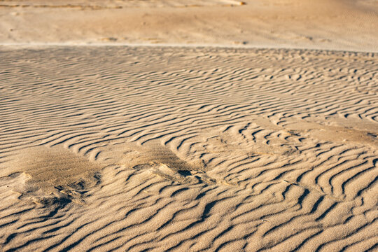 Abstract sand ripples with soft shadow patterns