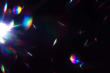 light prism effect overlay
