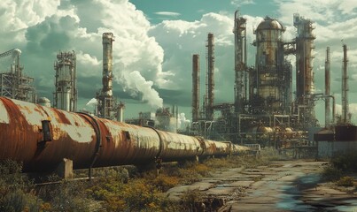 Industrial plant media conveyed through pipelines