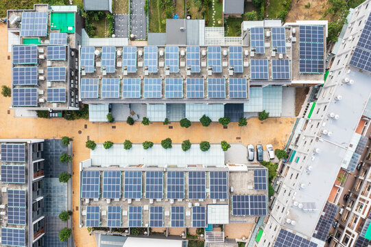 Eco-Friendly Neighborhood with Solar Energy