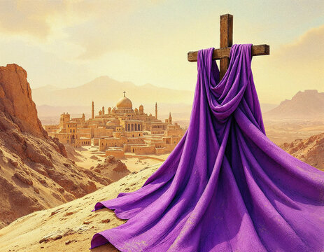 A cross in the desert