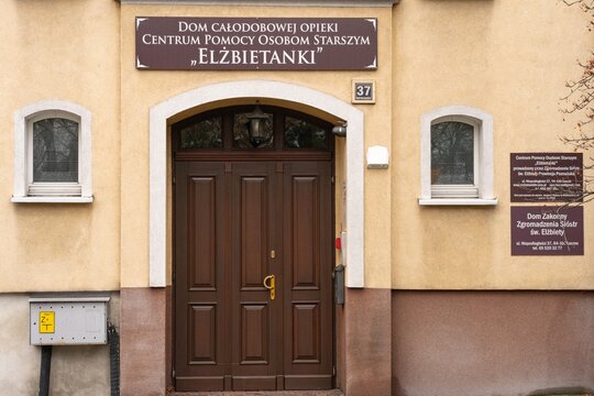 Leszno, Wielkopolska, Polska, 06 stycznia 2025, Elżbietanki Dom Pomocy Osobom Starszym Leszno