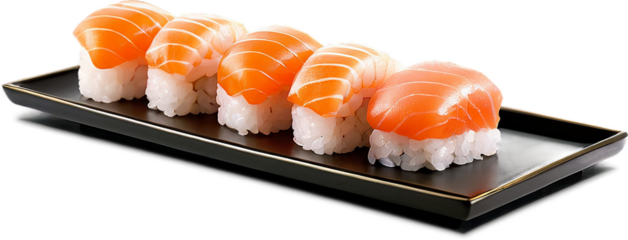 Sushi Nigiri Chopsticks bamboo texture light tan, Isolated on Transparent Background PNG Format, AI Generated, Clip Art Cutout Graphics Element Removed