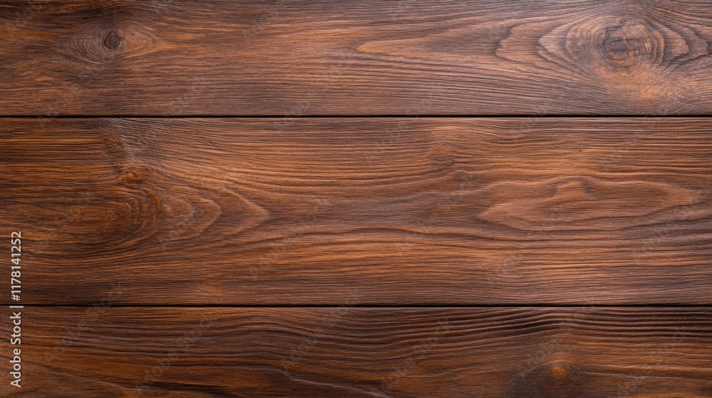 Aufkleber rustic wooden background texture with rich brown tones and natural grain patterns for design and dec