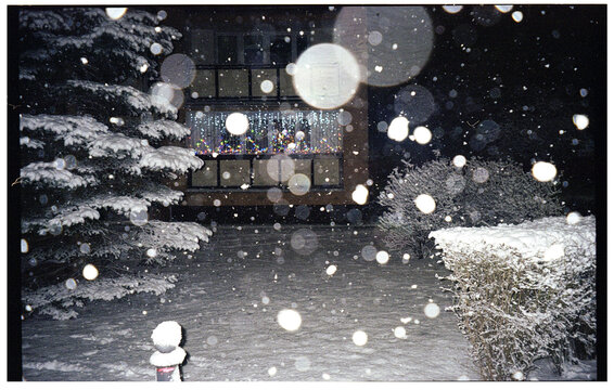 evening snowfall