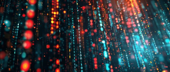 Digital world map with data visualization elements in a futuristic design.