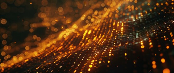 Digital world map with data visualization elements in a futuristic design.