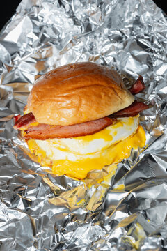Bacon, egg and cheese sandwich