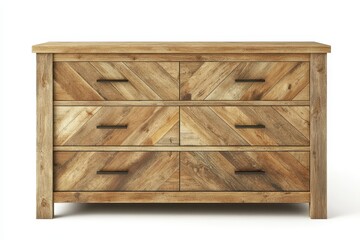 Bright bedroom featuring a window and a wooden chest of drawers