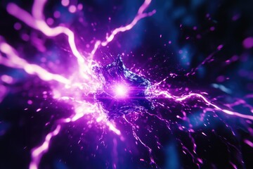 A close-up shot of a purple and black background, great for creating a dramatic effect in various designs